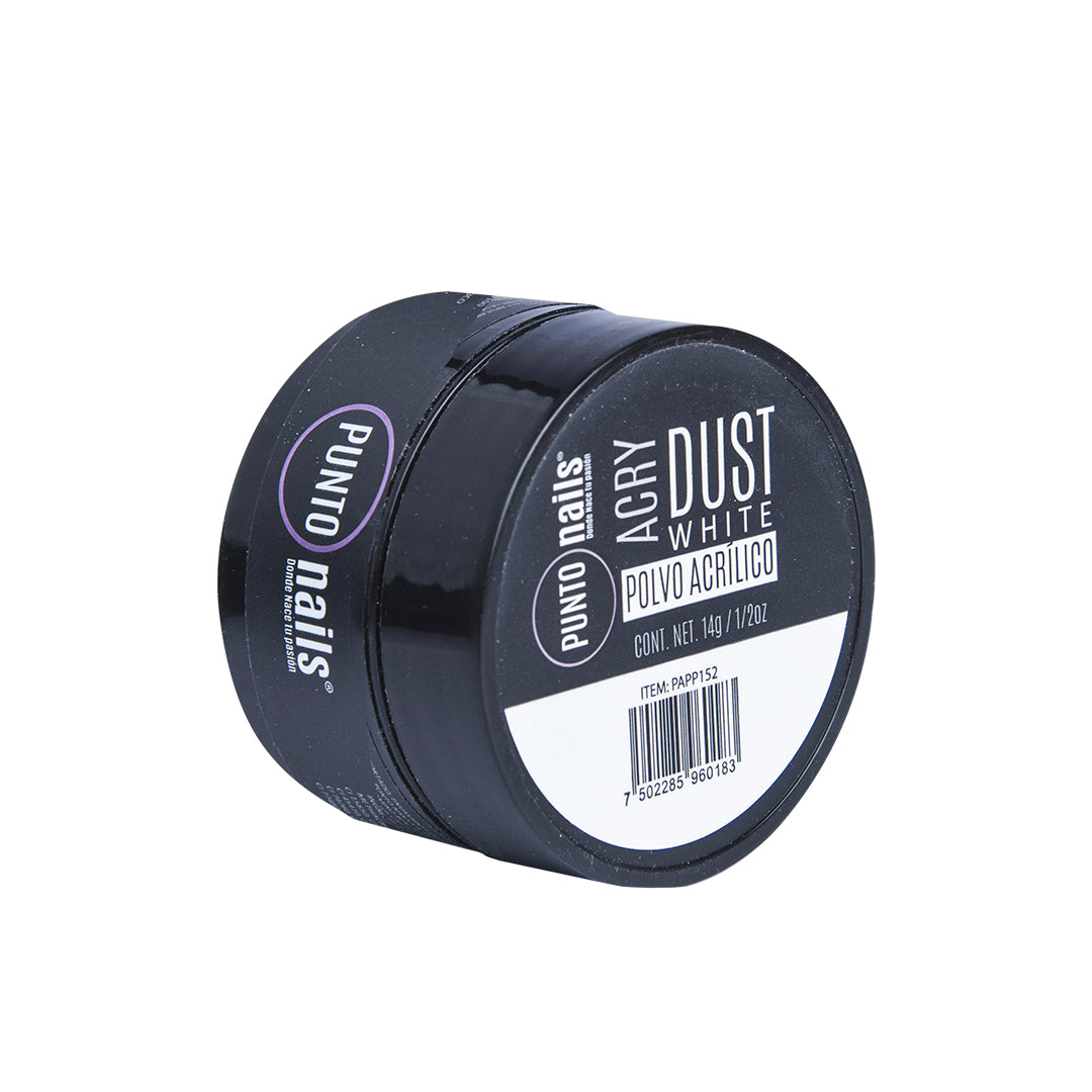 DUST POLVO ACRILICO WHITE 14 GR 1/2 OZ