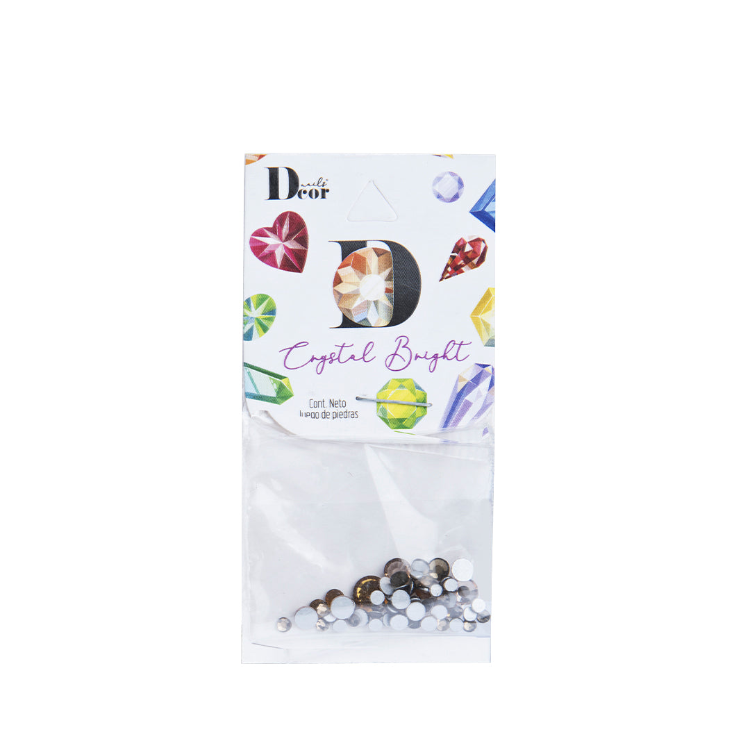 DECOR NAILS Crystal Bright #1 COLORES CRISTAL TAMAÑOS MIX