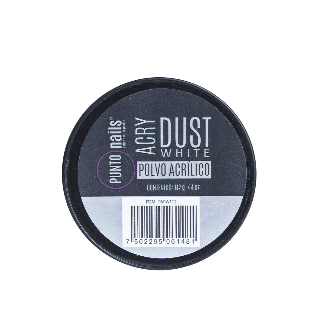 DUST POLVO ACRILICO WHITE 112 GR 4OZ