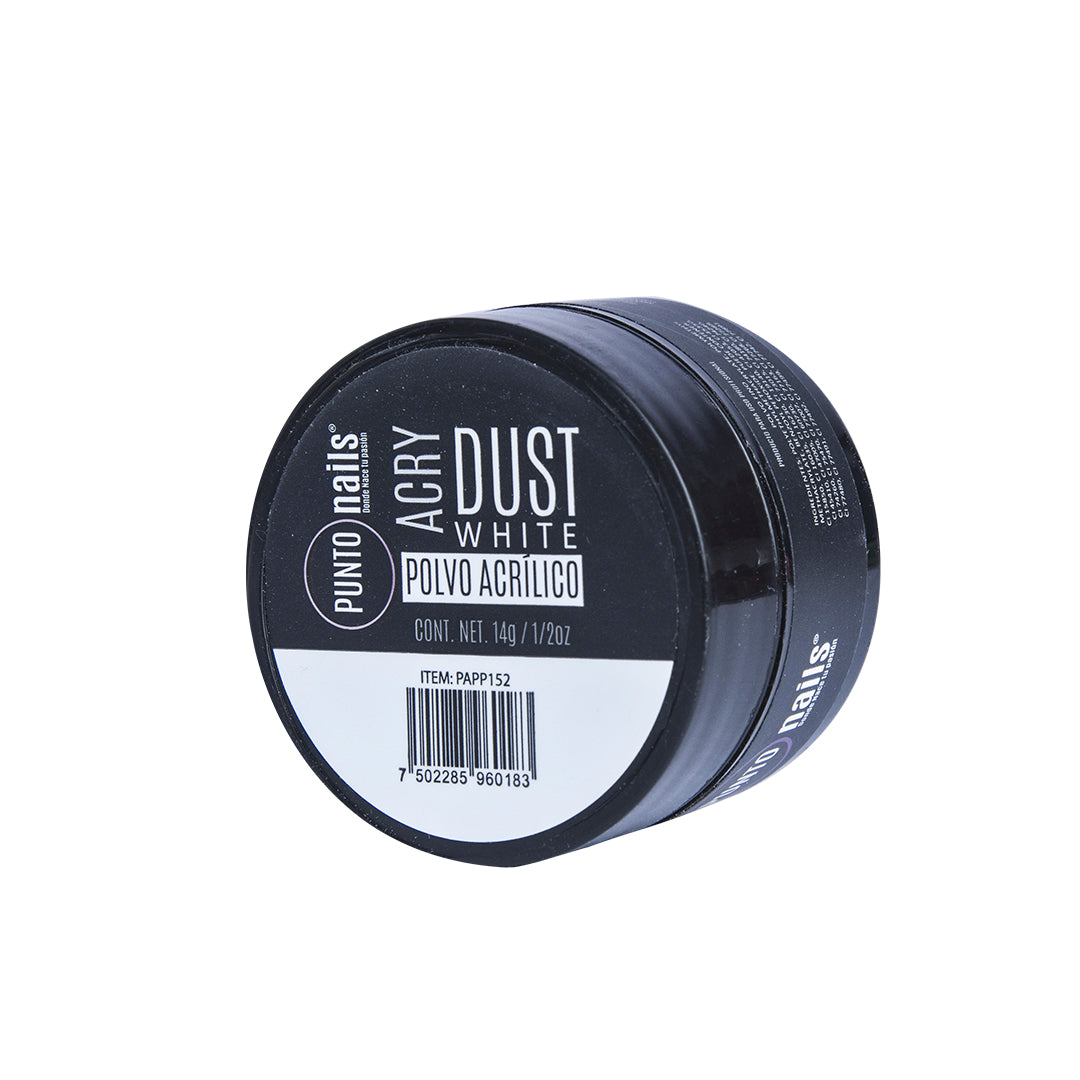 DUST POLVO ACRILICO WHITE 14 GR 1/2 OZ