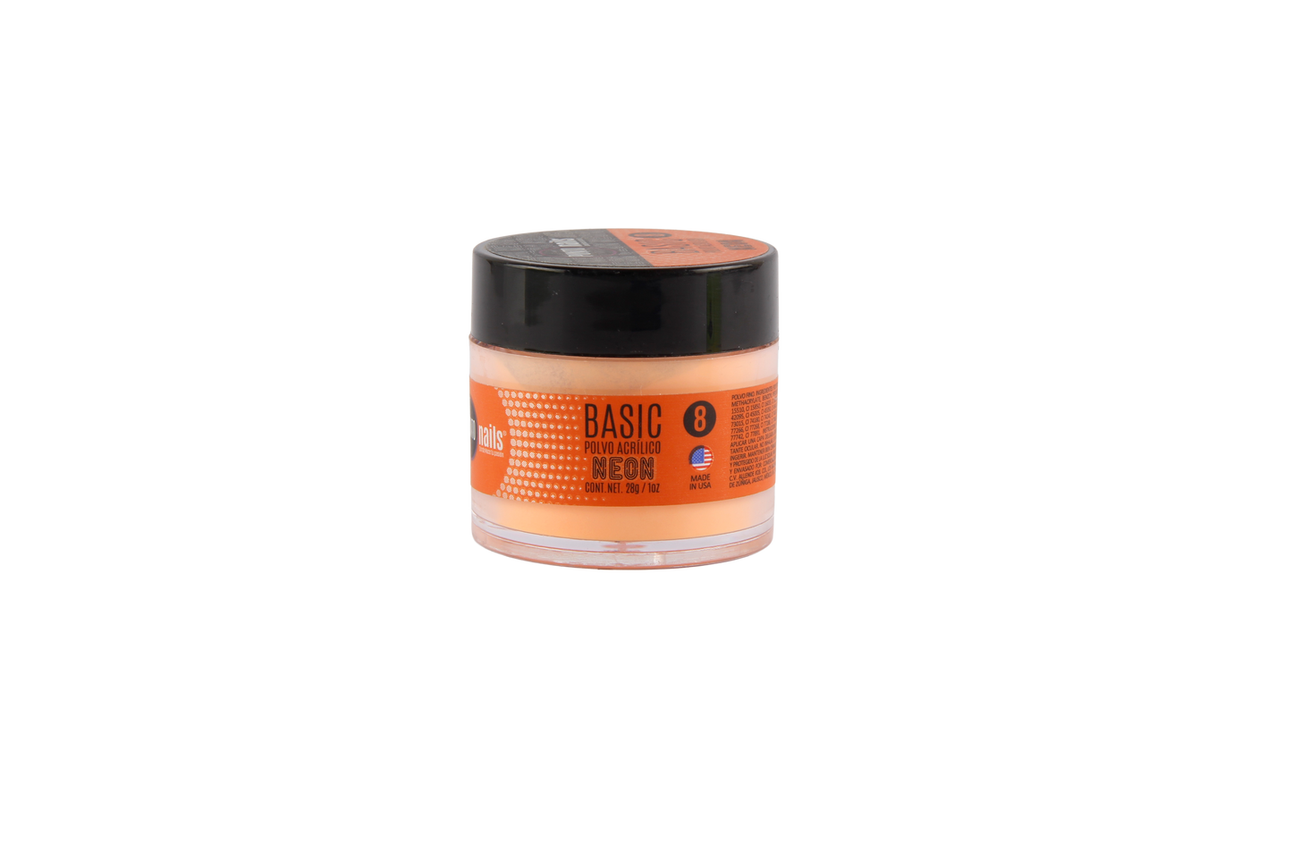 POLVO BASIC 8 1OZ NARANJA NEON