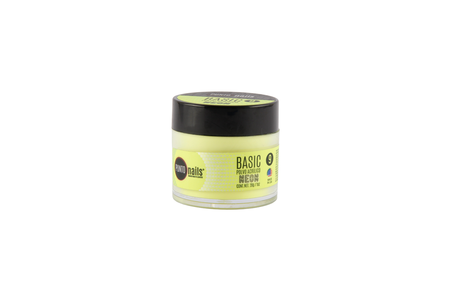 POLVO BASIC 9 1OZ AMARILLO NEON