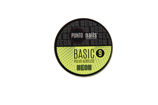 POLVO BASIC 9 1OZ AMARILLO NEON