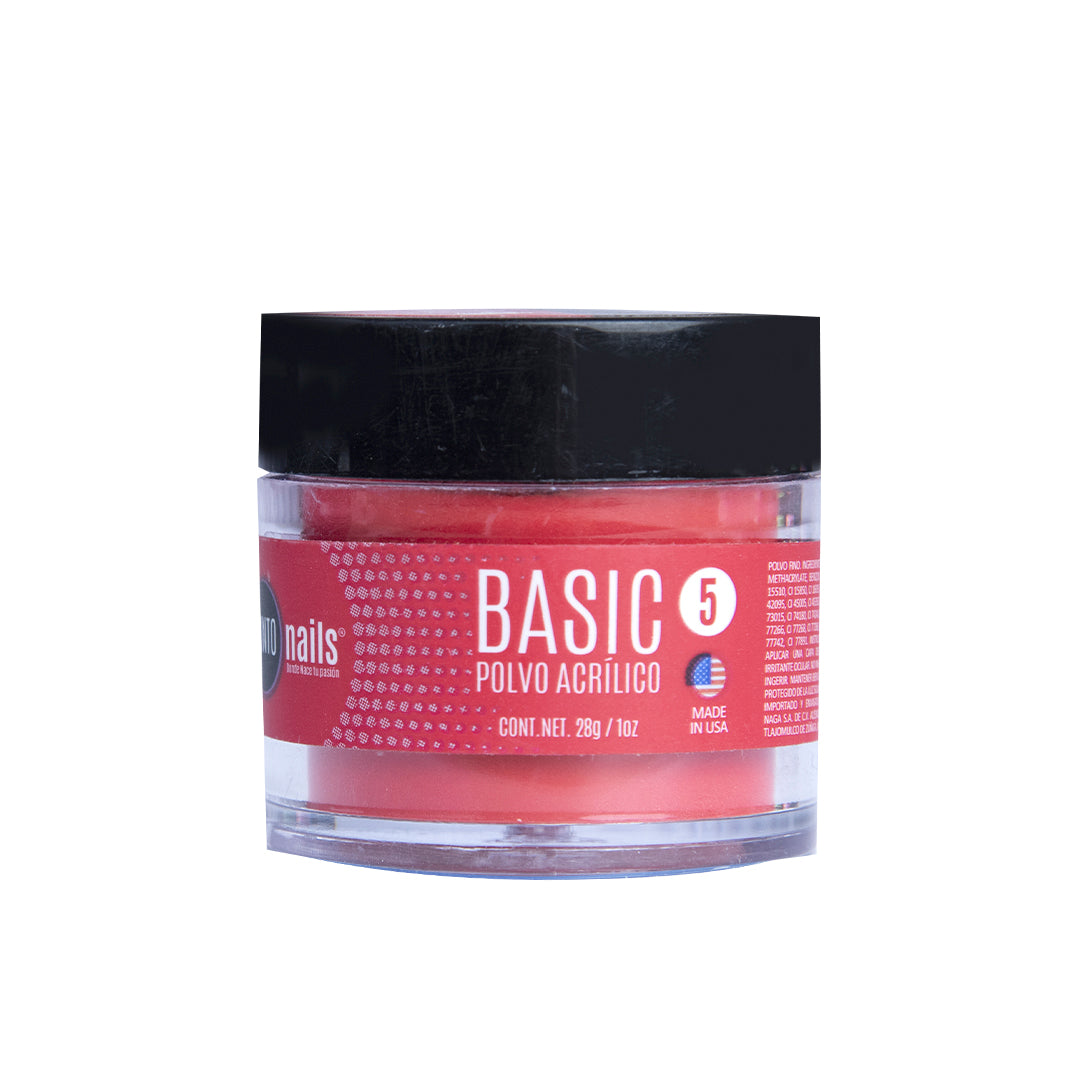 POLVO BASIC 5 1OZ ROJO