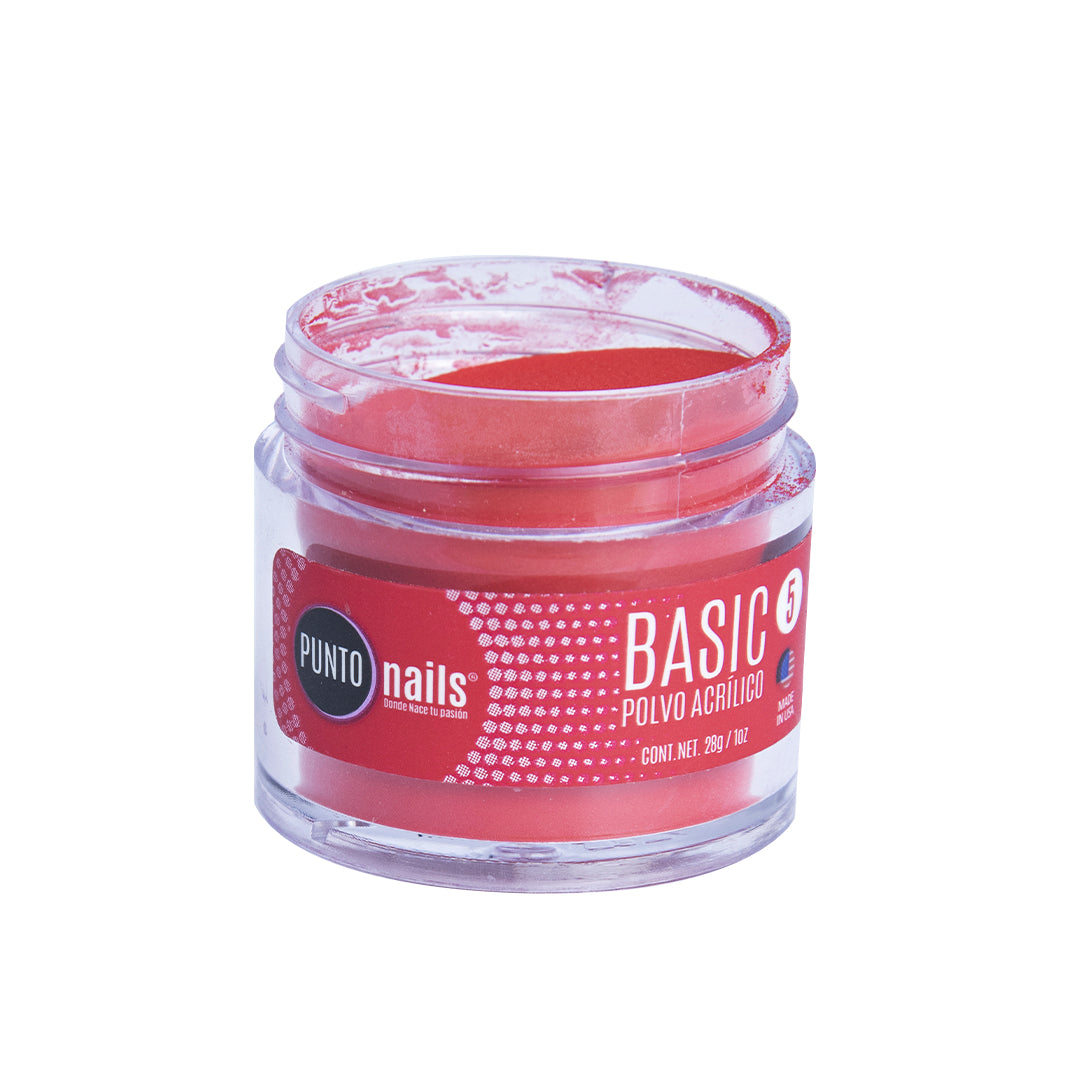 POLVO BASIC 5 1OZ ROJO