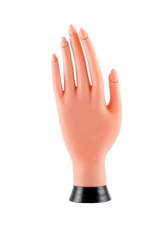 MANO DE PRACTICA CON UÑA